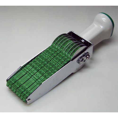 テクノタッチ回転印 英欧文用 5号8連