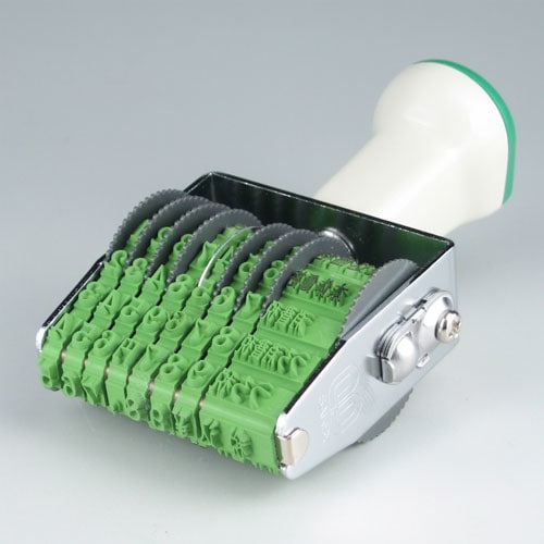 テクノタッチ回転印 総額表示用 5号8連