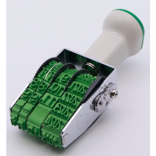 テクノタッチ回転印 本西暦日付3号