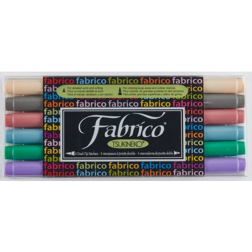 ファブリコマーカー6色セット