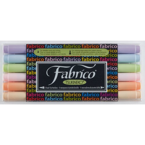ファブリコマーカー6色セット