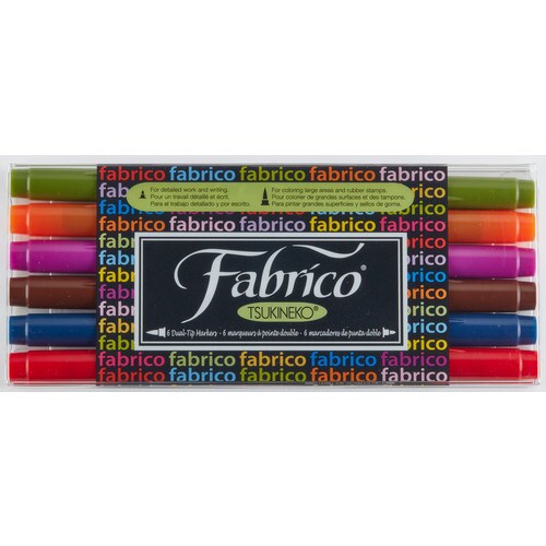 ファブリコマーカー6色セット