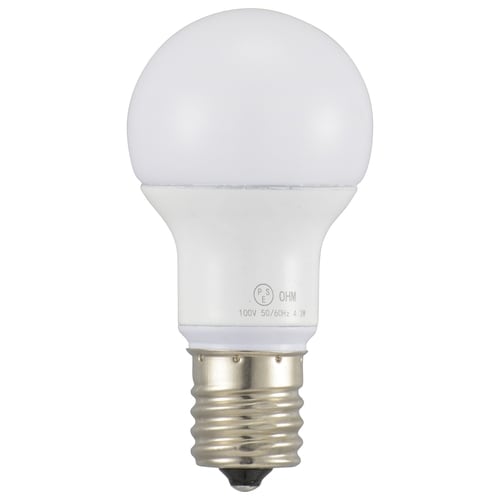 LED電球リアルPS E17 2W 電球色