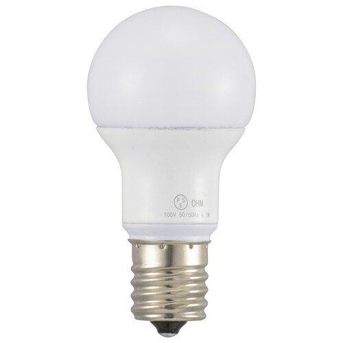 LED電球リアルPS E17 4W 昼光色