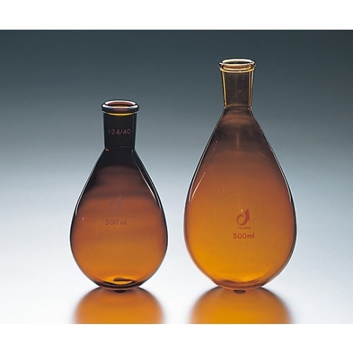 TS茄子型フラスコ 茶50mL15/25透摺