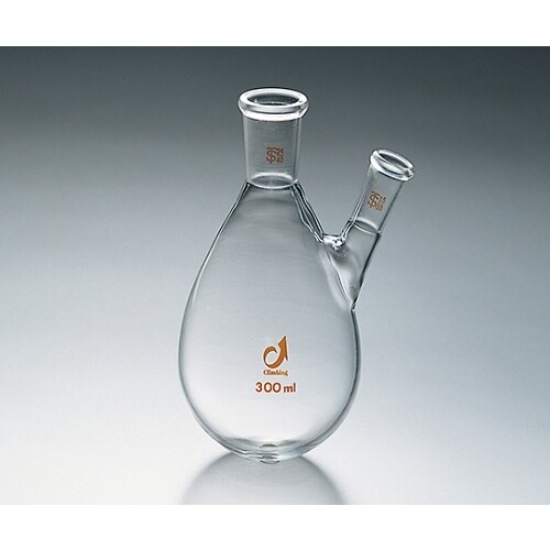 TS二ツ口茄子フラスコ300mL TS24/19