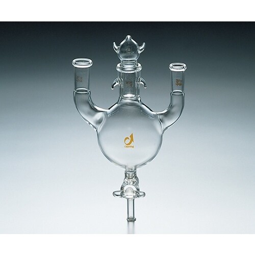 三ッ口フラスコ全硫黄燃焼装置用