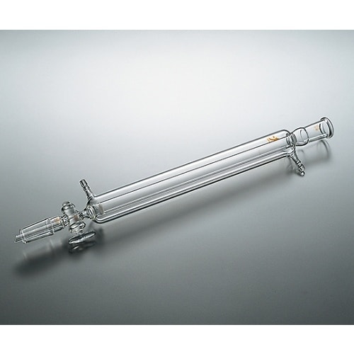 上下ジャケット付クロマト管 G1コック付10