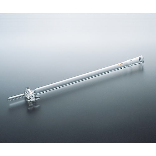 クロマト管 フィルター無ガラスコック付25−24