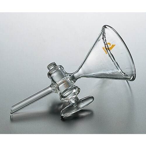 コック付ロート 内径70mm 15/35