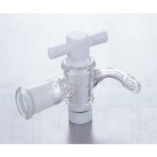 排気管曲管Tコックゴム止付8mmメス15/35透