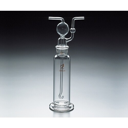 ガス洗浄瓶ドレッセル型125mL34/28