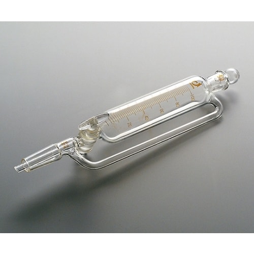 平衡型分液ロート(目盛付)200mL 透明摺