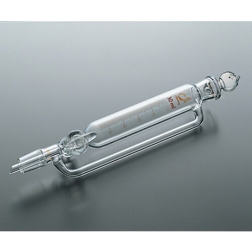 セミミクロ分液ロート等圧型(目盛付)TC30mL透