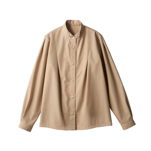 ブラウス レディス 長袖 ピンクベージュ 9