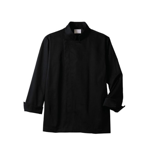 コックコート 長袖 黒 SS 6−1003