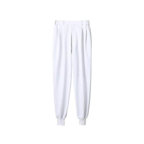 パンツ 白 裾フライス 6L 7−451