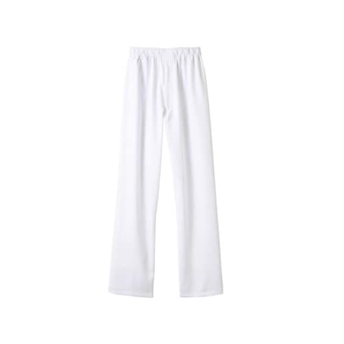 パンツ 白 エコ 裾インナー付 SS