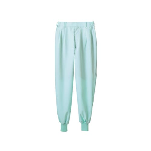 パンツ グリーン エコ 裾フライス6L 7−523