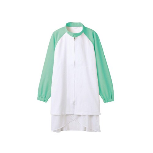 ブルゾン 長袖 白/グリーン エコ SS