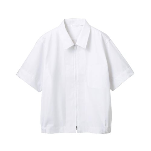 ジャンパー 半袖 白 SS 8−712