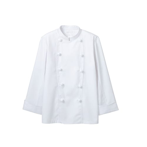 コックコート 男女兼用 長袖 白 6−721 L