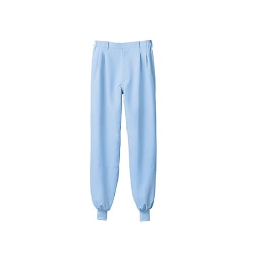 パンツ 兼用 ブルー エコ 裾フライスCB LL