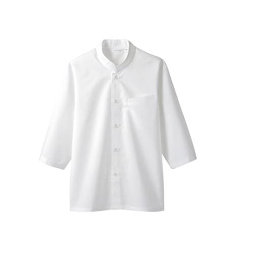 ジャケット 男女兼用 7分袖 白 2−701 3L