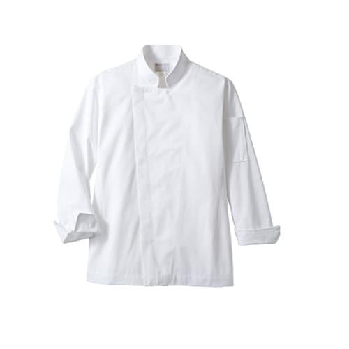 コックコート 男女兼用 長袖 白 6−1001 L
