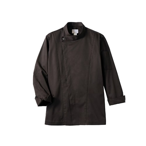 コックコート 男女兼用 長袖 ブラウン S