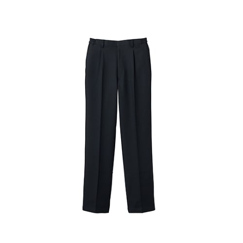 パンツ 男女兼用 黒 裾ネット付 7−901 S