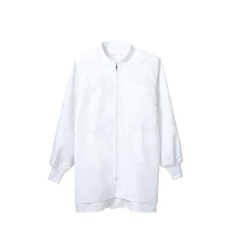 ブルゾン 男女兼用 長袖 白 エコ 8−421 S