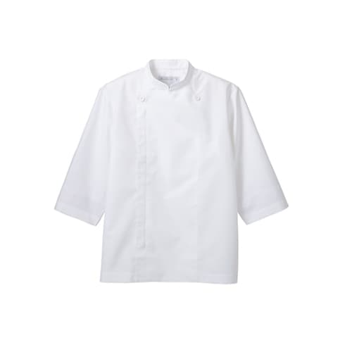 コックコート 兼用 7分袖ネット付 白 3L