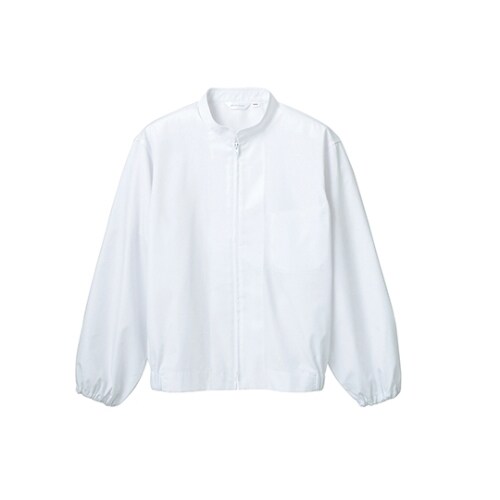 ジャンパー 男女兼用 長袖 白 8−701 3L