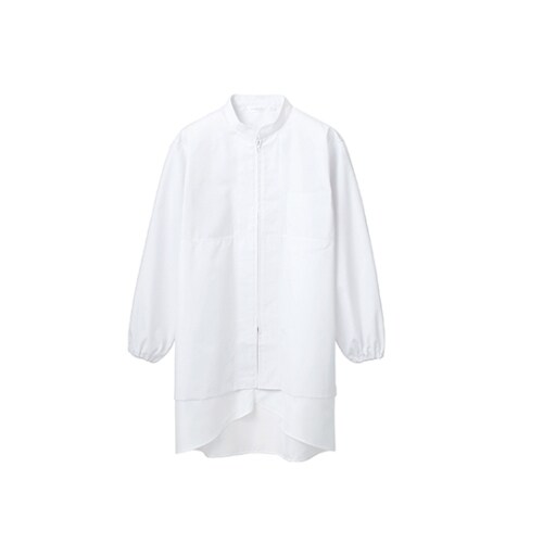 ブルゾン 男女兼用 長袖 白 8−721 S