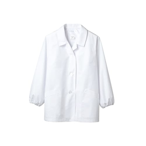調理衣 レディス 長袖 白 1−001 5L