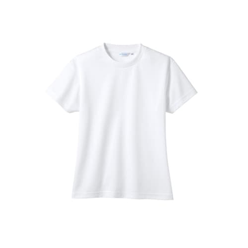 Tシャツ 男女兼用 半袖ネット付 白 3L