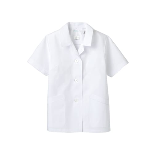 調理衣 レディス 半袖 白 エコ 1−402 3L