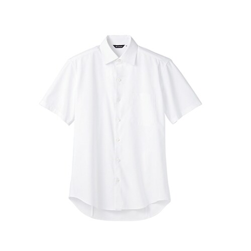 シャツ メンズ 半袖 白 BF2572−2 3L