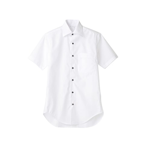 シャツ 男女兼用 半袖 白 BS2542−2 3L