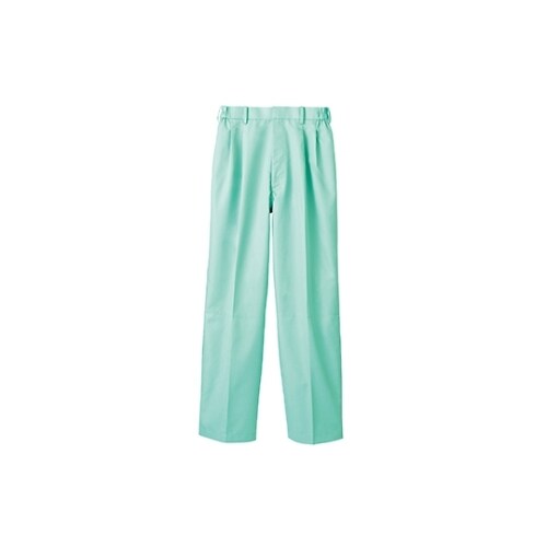 パンツ 男女用 グリーン 裾インナー付 S