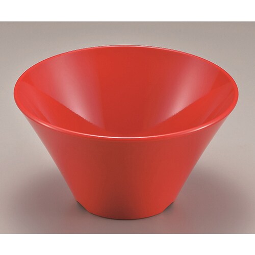 シンプル食器 めん鉢18 赤 SP−88R