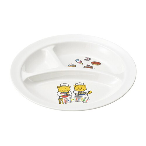 丸ランチ皿(大) こねこたい KO−1