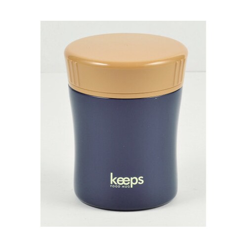 キープス フードマグ 270mL ネイビー