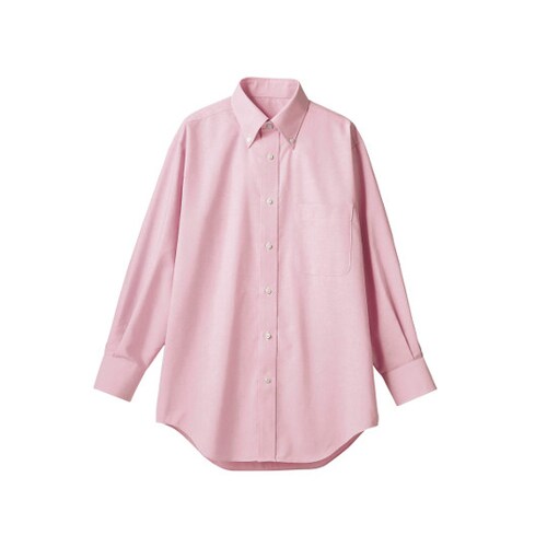 シャツ 長袖 ピンク 5L