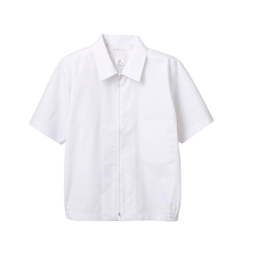 ジャンパー 半袖 白 6L 8−602