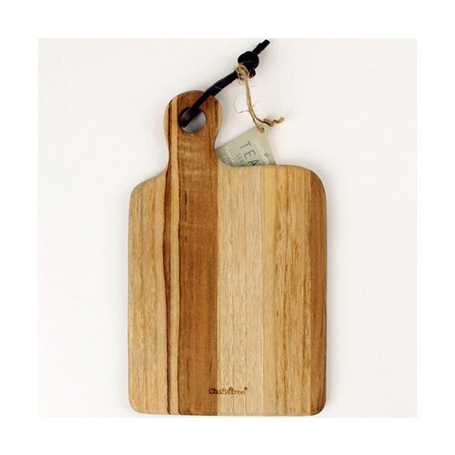 ライラ サービングボード レクタングル S 革紐付