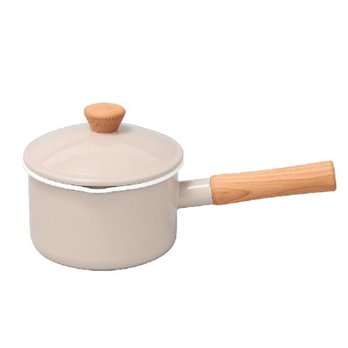 ソースパン 14cm ベージュ