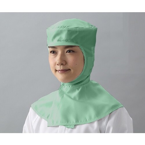 CB4047−3ツバ付フード L 緑