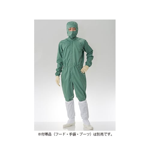 防塵ツナギ服 深緑FD173C−08 4L